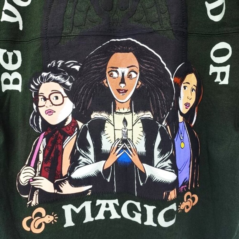 NWT Disney Hocus Pocus Olive Green Spirit Jersey